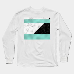 Mint marble X Long Sleeve T-Shirt